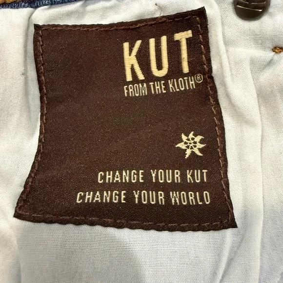 Kut from the Kloth / Distressed Blue Skinny Jeans / women’s/ Size 6 - Picture 8 of 10